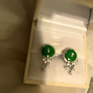 Very cute JADE earrings from Taiwan.